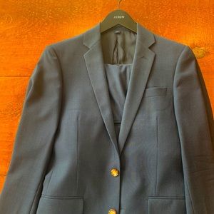 JCrew Mens Navy Suit 34S w/ Pants 30/30